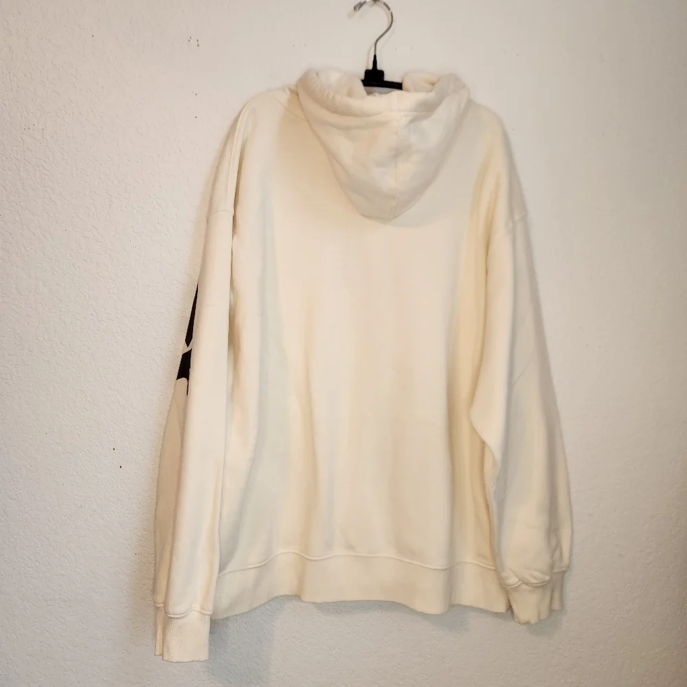 NWT Wrangler Cream Hoodie with Bold Logo, Size XL - Picture 2 of 7